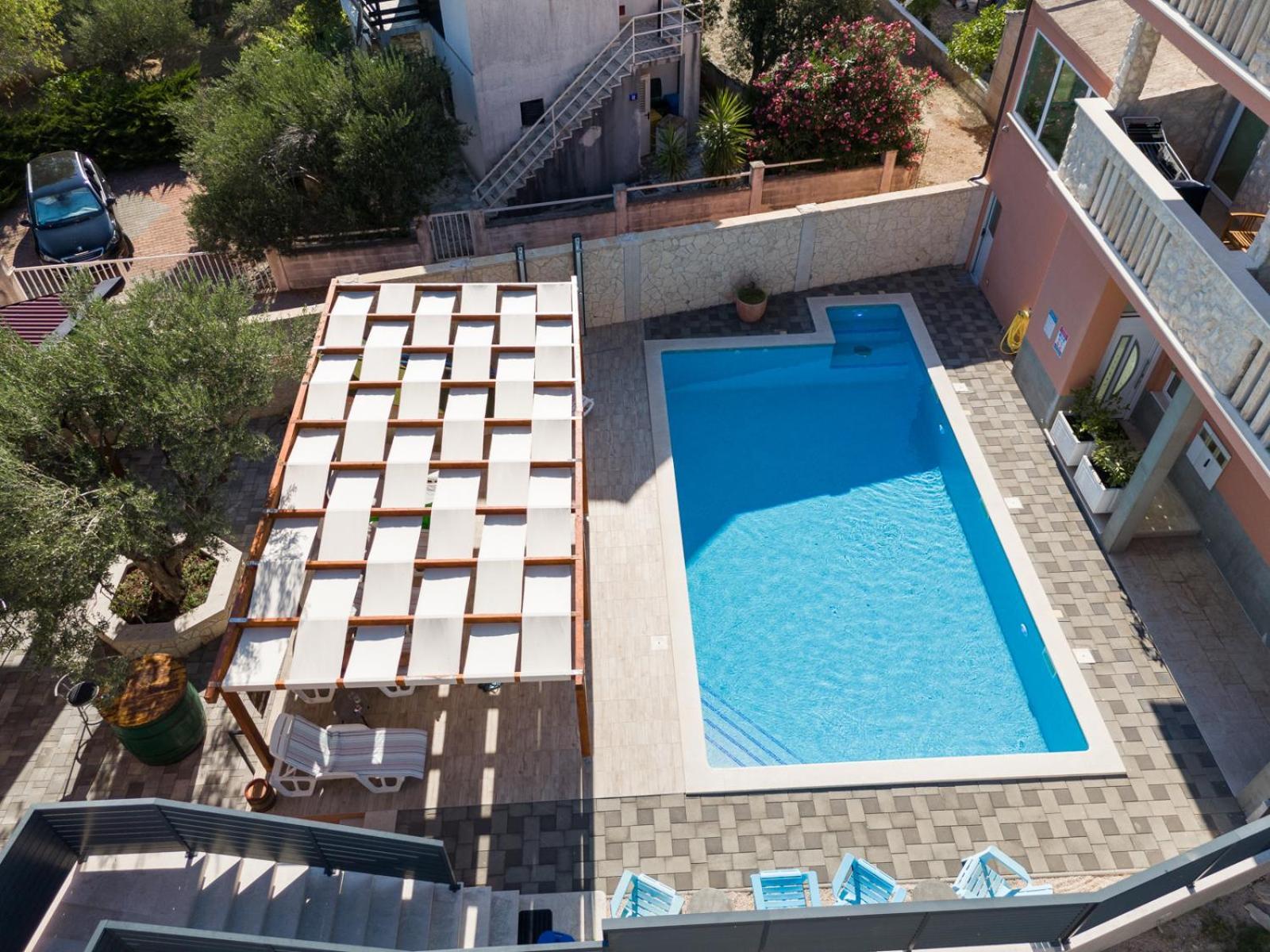Apartments Villa Monique Rogoznica Kültér fotó